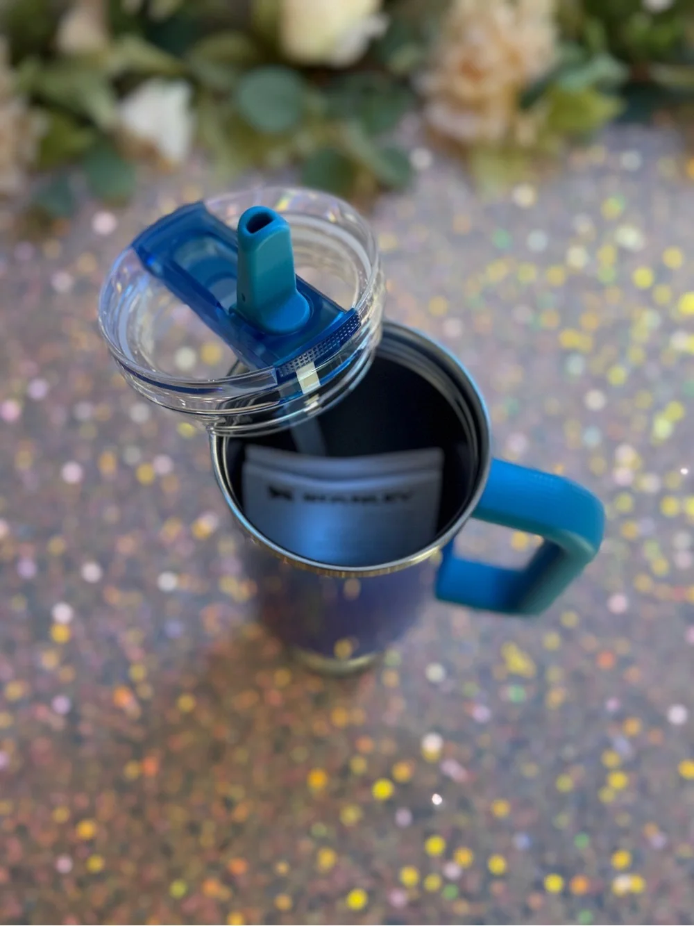 NWT Stanley 40oz Quencher ProTour Flip Straw Tumbler in Glacier Blue